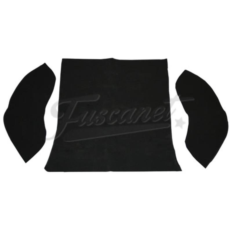 Alfombras, parte cargo o guardabultos, 58-64 negra EMPI deluxe