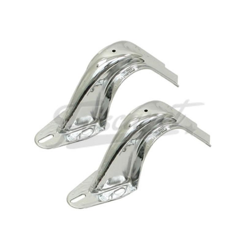 Bisagras tapa motor cromada