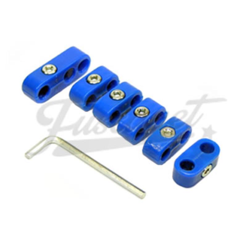 Separador cables Bujias EMPI 7mm Azul
