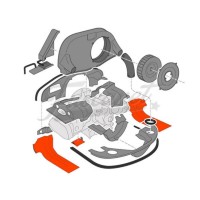 Chapa Protector EMPI Calefactores tubos tucho Negra