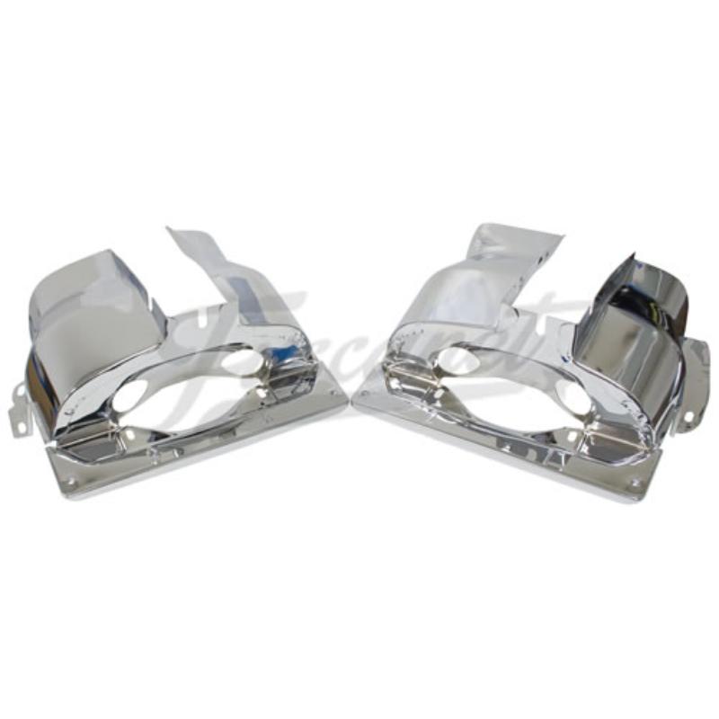 Chapas cubre cilindros cromada 2 bocas EMPI