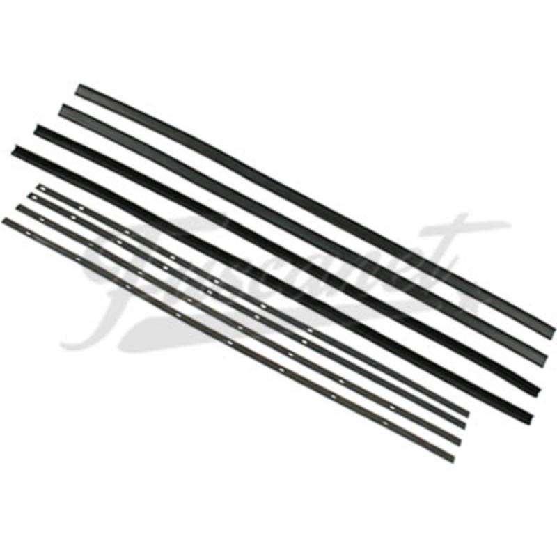 Coliza ventana entera fusca p/ abrochar, kit 4 un