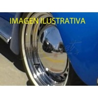 Taza cromada lisa 4x130