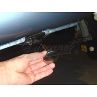 Extractor de taza de rueda cromado 