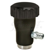 Extensor boca aceite EMPI billet Negra Extensor boca aceite EMPI billet Negra