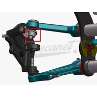 Tuercas modificadoras mas comba delantera Fusca