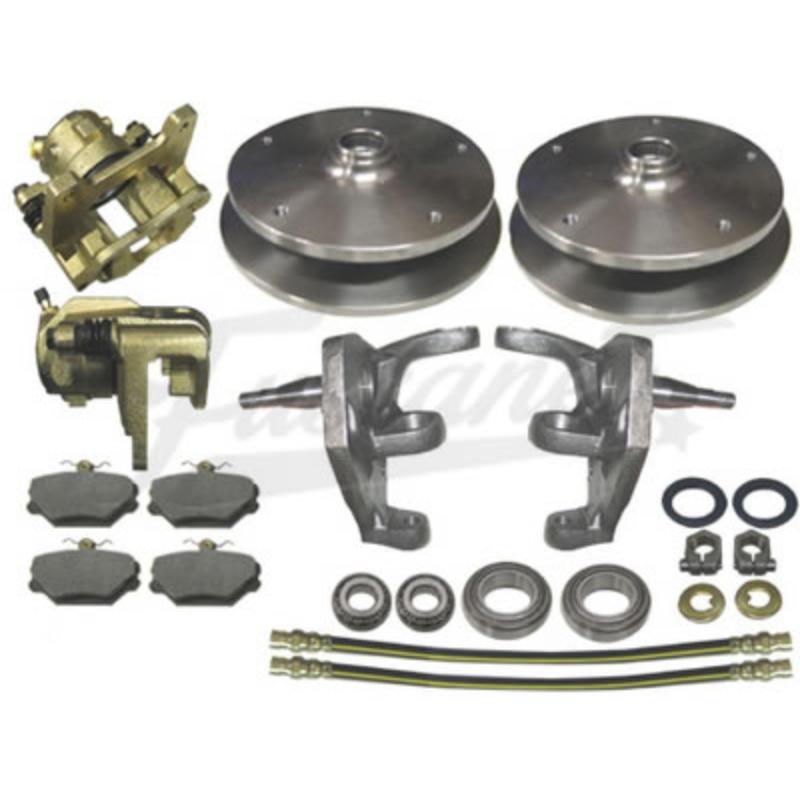 Kit freno de disco delantero 5x205 con punta de eje desfasadas rótula Kit freno de disco delantero 5x205 con punta de eje desfasadas rótula