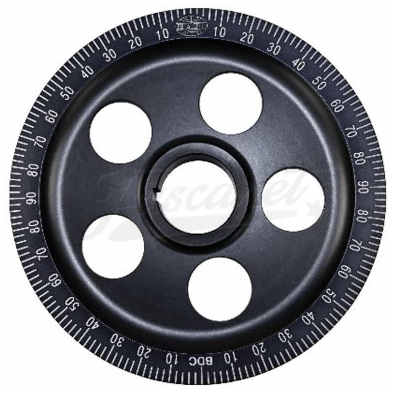 Polea cigueñal EMPI graduada STD Negra huecos