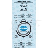 Arbol levas VW Fusca Kombi EMPI GT-6 VZ15 Cruzado