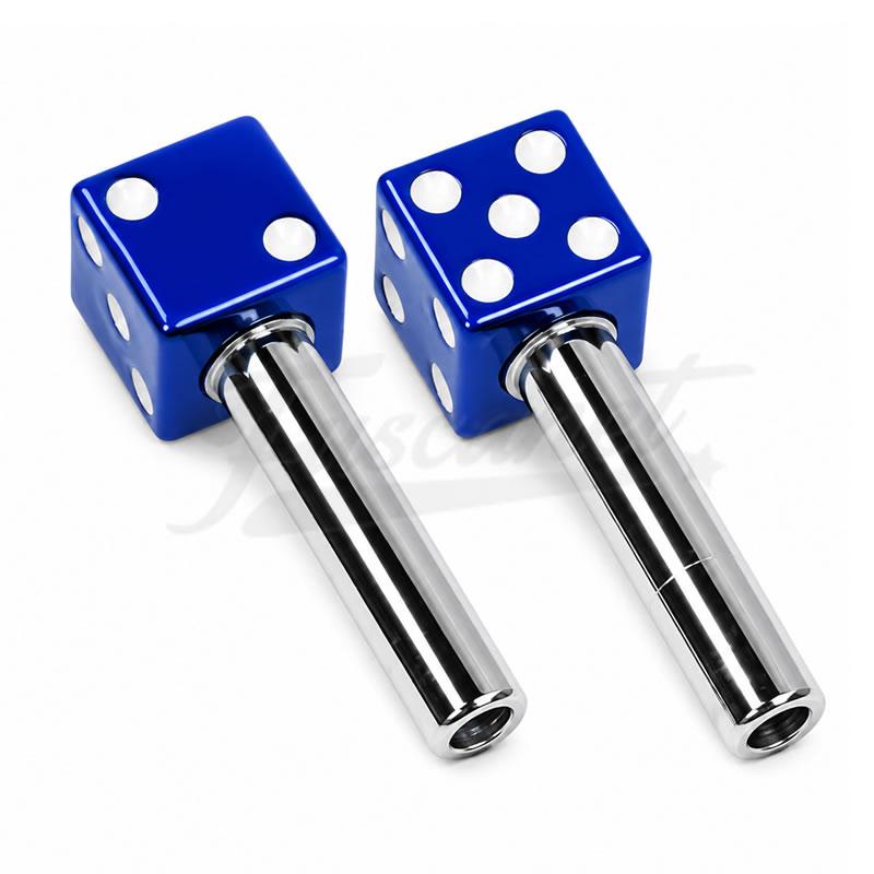 Seguros de puerta de Dados, par Azul Seguros de puerta de Dados, par Azul