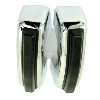 Protectores cromados paragolpes c/ moldura goma EMPI