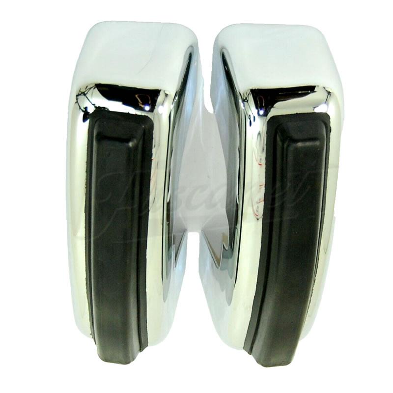 Protectores cromados paragolpes c/ moldura goma EMPI