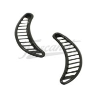 Rejillas de ventilación trasera plásticas negras