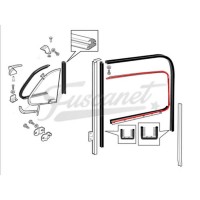 Marco ventanilla izquierdo Fusca brasilero 