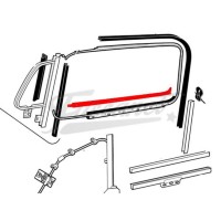 Coliza goma interna derecha Fusca alemán 65-68 con 7 clips