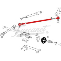 Barra dirección derecha Escarabajo con rótulas