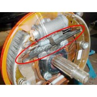 Separador de patín de freno / freno de mano