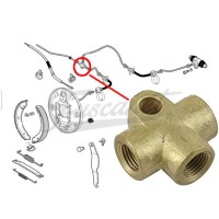 Cruz para línea de frenos