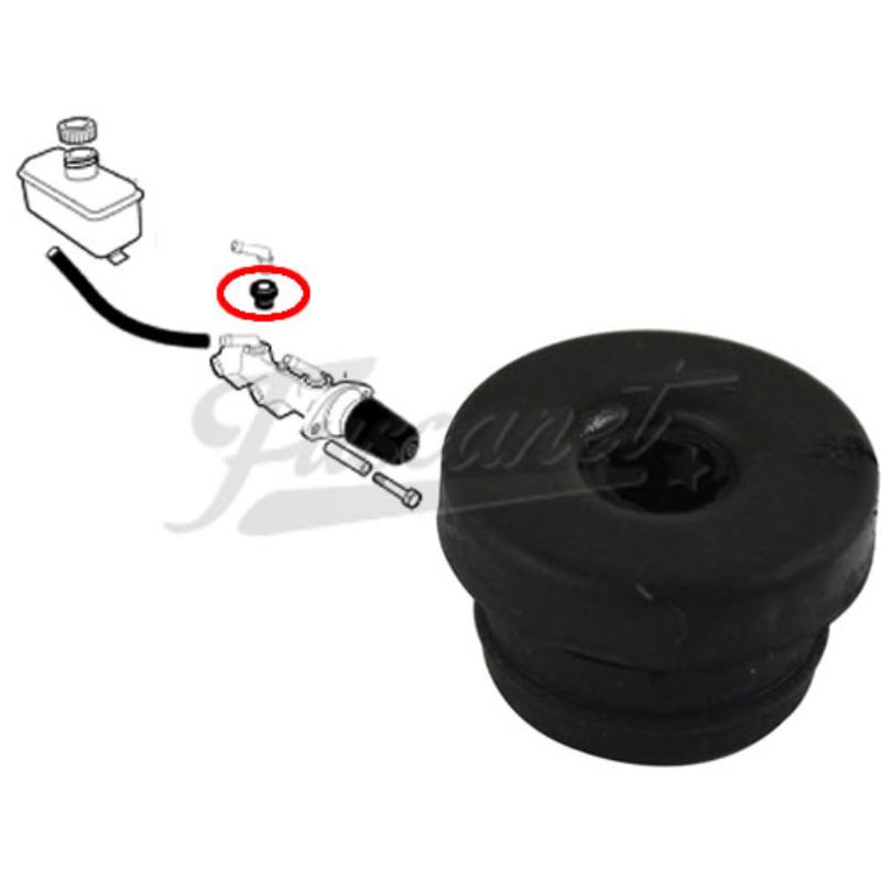 Goma de conector liquido freno en bomba freno fusca 67-79