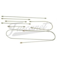 Línea Caños Metal Completa freno VW Fusca todos Línea Caños Metal Completa freno VW Fusca todos