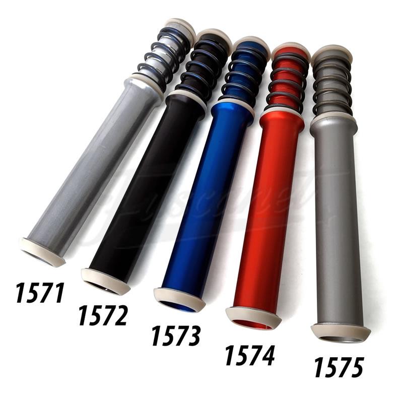 Tubos cubre varilla empuje retráctiles negros CBPerformance