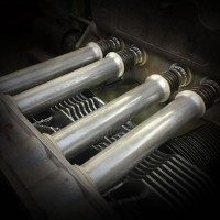 Tubos cubre varilla empuje retráctiles negros CBPerformance