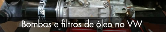 Bombas e filtros de oleto no VW